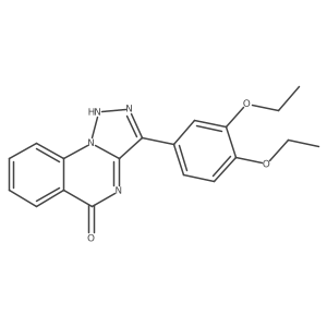 3-(3,4-diethoxyphenyl)[1,2,3]triazolo[1,5-a]quinazolin-5(4H)-one结构式