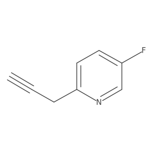 5-Fluoro-2-(prop-2-YN-1-YL)pyridine Structure