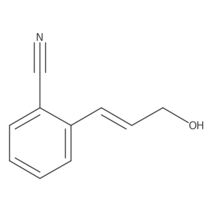 2-(3-Hydroxyprop-1-en-1-yl)benzonitrile结构式