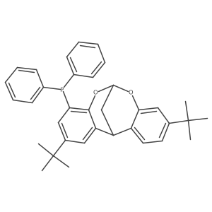 (2,9-Di-tert-butyl-12H-6,12-methanodibenzo[d,g][1,3]dioxocin-4-yl)diphenylphosphine Structure