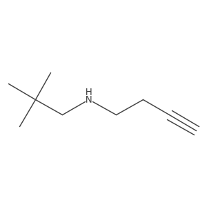 N-Neopentylbut-3-yn-1-amine Structure
