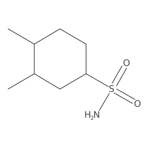 3,4-Dimethylcyclohexane-1-sulfonamide Structure
