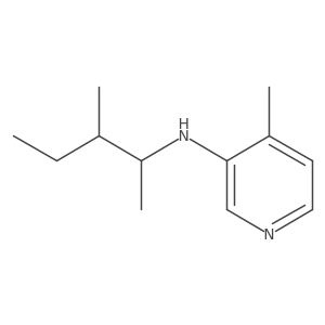 4-methyl-N-(3-methylpentan-2-yl)pyridin-3-amine结构式