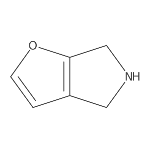 5,6-Dihydro-4H-furo[2,3-c]pyrrole结构式