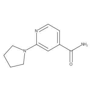2-(Pyrrolidin-1-yl)isonicotinamide Structure