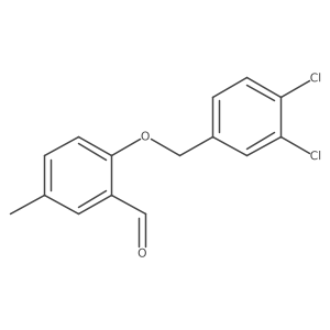 2-((3,4-Dichlorobenzyl)oxy)-5-methylbenzaldehyde Structure