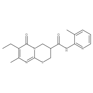 7-ethyl-8-methyl-N-(3-methylpyridin-2-yl)-6-oxo-2,3,4,6-tetrahydropyrimido[2,1-b][1,3]thiazine-3-carboxamide Structure