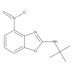 N-tert-Butyl-4-nitrobenzo[d]oxazol-2-amine Structure