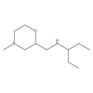 [(4-Methylmorpholin-2-yl)methyl](pentan-3-yl)amine结构式