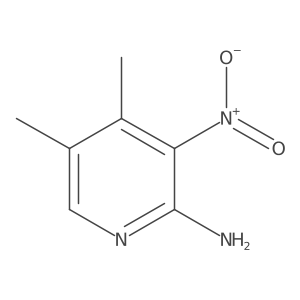 4,5-Dimethyl-3-nitropyridin-2-amine Structure