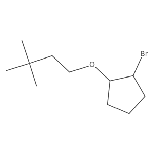 1-Bromo-2-(3,3-dimethylbutoxy)cyclopentane结构式