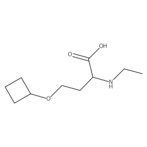 O-cyclobutyl-N-ethyl-L-homoserine结构式