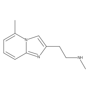 Methyl(2-{5-methylimidazo[1,2-a]pyridin-2-yl}ethyl)amine结构式