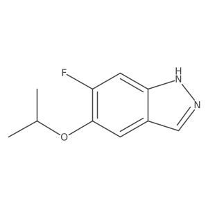 6-Fluoro-5-isopropoxy-1H-indazole Structure