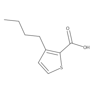 3-Butylthiophene-2-carboxylic acid Structure