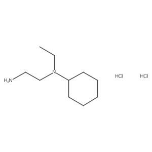N-(2-Aminoethyl)-N-ethylcyclohexanamine dihydrochloride Structure