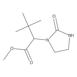 Methyl 3,3-dimethyl-2-(2-oxoimidazolidin-1-yl)butanoate结构式