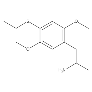 2,5-Dimethoxy-4-ethylthioamphetamine Structure