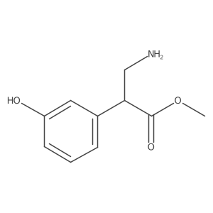 Methyl 3-amino-2-(3-hydroxyphenyl)propanoate Structure