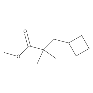 Methyl 3-cyclobutyl-2,2-dimethylpropanoate Structure