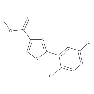 Methyl 2-(2,5-Dichlorophenyl)thiazole-4-carboxylate Structure
