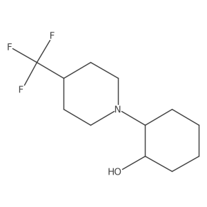 (1S,2S)-2-[4-(trifluoromethyl)piperidin-1-yl]cyclohexan-1-ol Structure