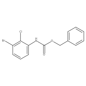 benzyl N-(3-bromo-2-chlorophenyl)carbamate Structure