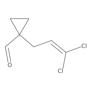 1-(3,3-Dichloroprop-2-en-1-yl)cyclopropane-1-carbaldehyde Structure