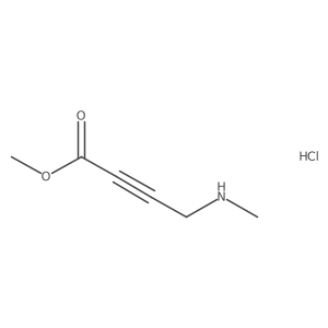 Methyl4-(methylamino)but-2-ynoatehydrochloride结构式