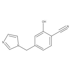 2-Hydroxy-4-imidazol-1-ylmethyl-benzonitrile结构式