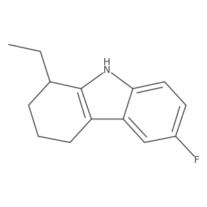 1-ethyl-6-fluoro-2,3,4,9-tetrahydro-1H-carbazole Structure