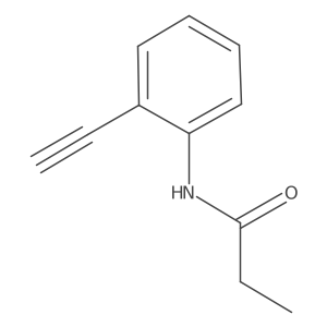 N-(2-ethynylphenyl)propanamide Structure