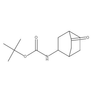 (5-Oxo-bicyclo[2.2.2]oct-2-yl)-carbamic acid tert-butyl ester结构式