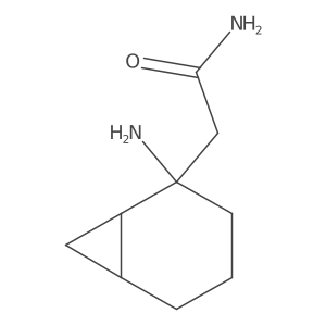 2-{2-Aminobicyclo[4.1.0]heptan-2-yl}acetamide Structure