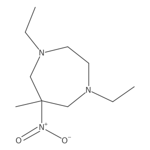 1,4-Diethyl-6-methyl-6-nitro-1,4-diazepane结构式