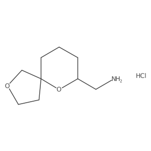 (2,6-Dioxaspiro[4.5]decan-7-yl)methanamine hydrochloride Structure