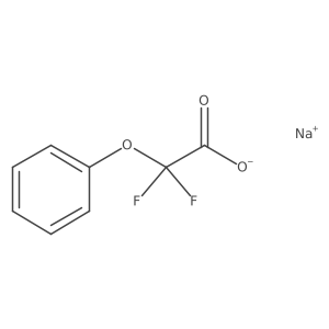 Sodium 2,2-difluoro-2-phenoxyacetate Structure