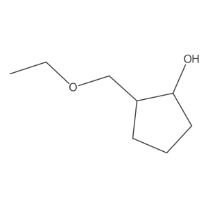 rac-(1R,2S)-2-(ethoxymethyl)cyclopentan-1-ol Structure