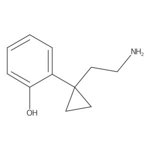 2-[1-(2-Aminoethyl)cyclopropyl]phenol Structure