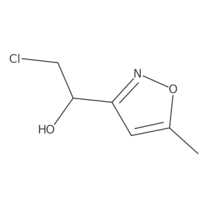 2-Chloro-1-(5-methyl-1,2-oxazol-3-yl)ethan-1-ol Structure