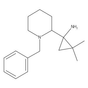 1-(1-Benzylpiperidin-2-yl)-2,2-dimethylcyclopropan-1-amine Structure