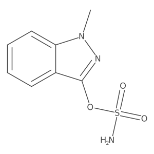 1-methyl-1H-indazol-3-yl sulfamate Structure