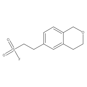 2-(3,4-dihydro-1H-2-benzopyran-6-yl)ethane-1-sulfonyl fluoride Structure
