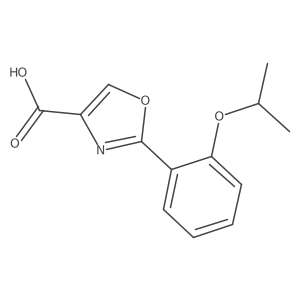 2-(2-Isopropoxyphenyl)oxazole-4-carboxylic acid结构式