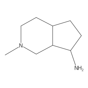 (4AS,7aS)-2-methyloctahydro-1H-cyclopenta[c]pyridin-7-amine Structure