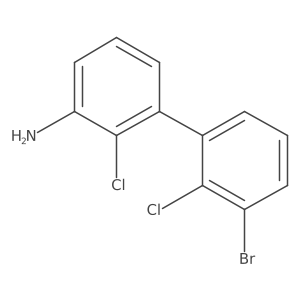 3'-Bromo-2,2'-dichloro-[1,1'-biphenyl]-3-amine结构式