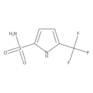 5-(Trifluoromethyl)-1H-pyrrole-2-sulfonamide结构式
