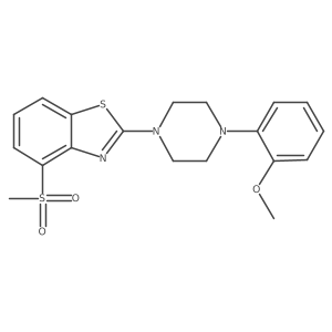 4-Methanesulfonyl-2-[4-(2-methoxyphenyl)piperazin-1-yl]-1,3-benzothiazole Structure