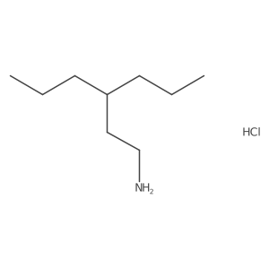 4-(2-Aminoethyl)heptane hydrochloride结构式