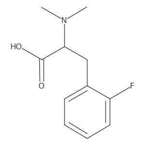 (2R)-2-(dimethylamino)-3-(2-fluorophenyl)propanoic acid Structure